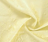 Jacquard relieve floral amarillo